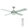Ventilator LED de tavan Lucci air 213009 FUTURA MOOD LED/18W/230V crom + telecomandă