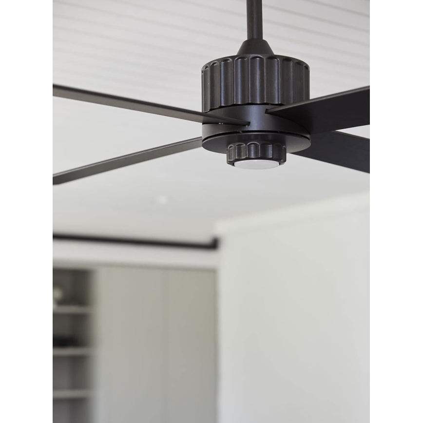 Ventilator LED de tavan Lucci air 213170 NEWPORT negru + telecomandă
