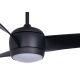 Ventilator LED de tavan Lucci air 512910 AIRFUSION NORDIC LED/20W/230V negru + telecomandă
