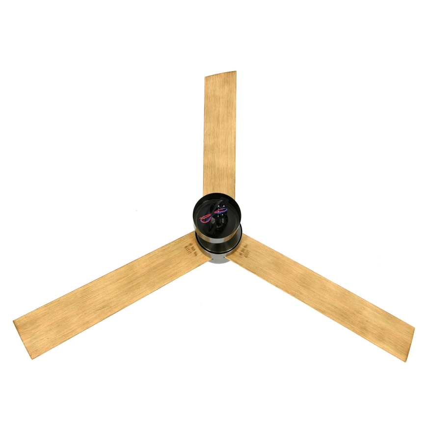 Ventilator LED dimabil de tavan Lucci air 21610449 CLIMATE 1xGX53/12W/230V maro/crom + telecomandă