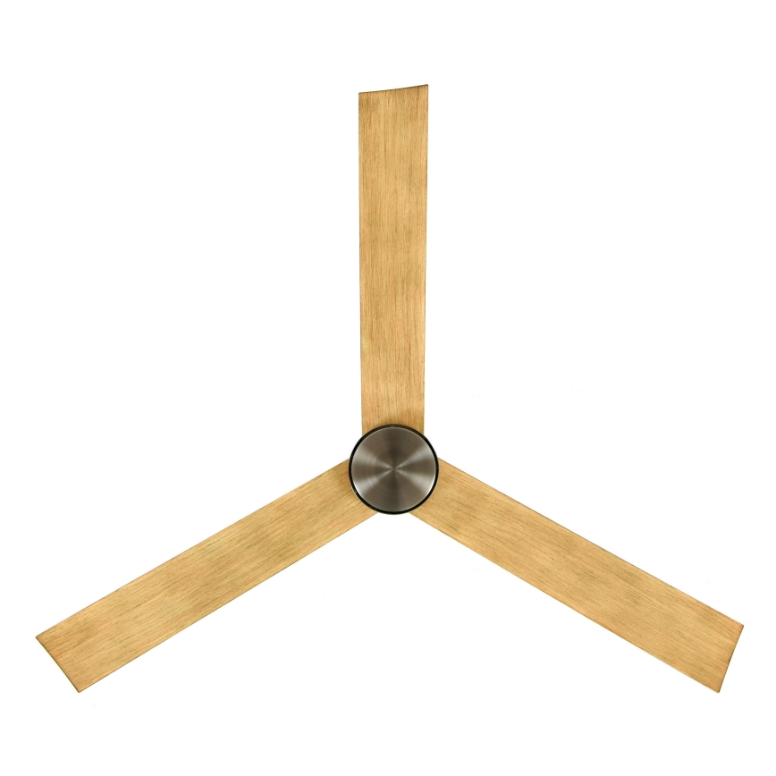 Ventilator LED dimabil de tavan Lucci air 21610449 CLIMATE 1xGX53/12W/230V maro/crom + telecomandă