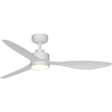 Ventilator LED dimabil de tavan Aigostar LED/20W/230V 2700-6500K 132 cm alb + telecomandă
