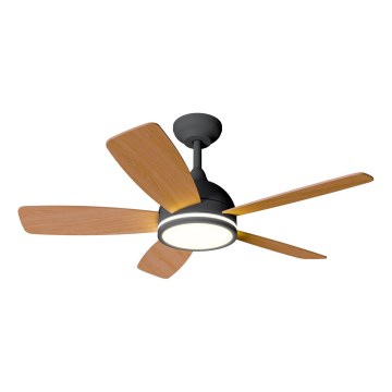 Ventilator LED dimabil de tavan Aigostar LED/20W/230V 2700-6500K 132 cm bej + telecomandă