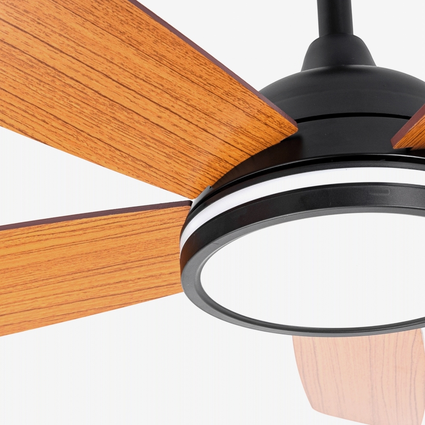 Ventilator LED dimabil de tavan Aigostar LED/20W/230V 2700-6500K 132 cm bej + telecomandă