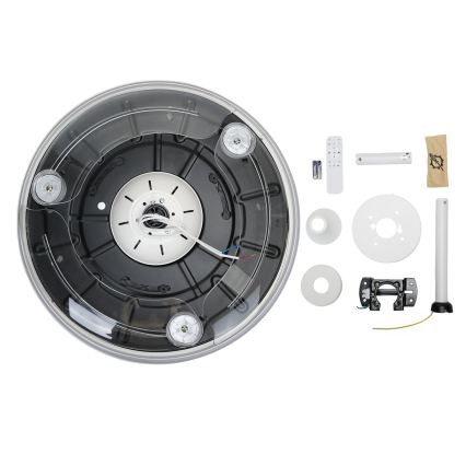 Ventilator LED dimabil de tavan Aigostar LED/50W/230V 2700-6500K 106 cm alb + telecomandă