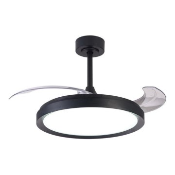 Ventilator LED dimabil de tavan Aigostar LED/50W/230V 2700-6500K 106 cm negru + telecomandă