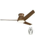 Ventilator LED dimabil de tavan ERIS 10W/230V bronz IP44 Kichler + telecomandă
