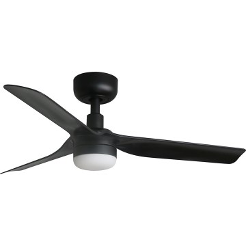 Ventilator LED dimabil de tavan FARO 33822WT-1TW MINI PUNT S LED/10W/230V 2700/4000/6000K negru d. 90 cm Wi-Fi Tuya + telecomandă