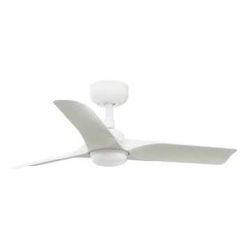 Ventilator LED dimabil de tavan FARO 33824WT-1TW HEY S LED/10W/230V 2700/4000/6000K alb d. 90 cm Wi-Fi Tuya + telecomandă