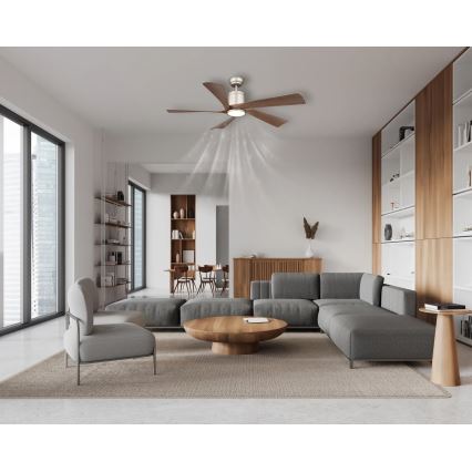 Ventilator LED dimabil de tavan Globo LED/20W/230V 2700-6500K + telecomandă