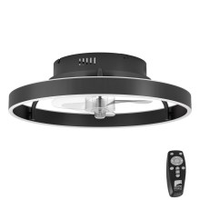 Ventilator LED dimabil de tavan LED/35,6W/230V negru Eglo + telecomandă