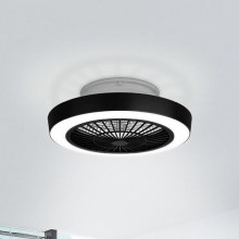 Ventilator LED dimabil de tavan LED/37,8W/230V negru Eglo + telecomandă