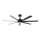 Ventilator LED dimabil de tavan Lucci Air 21318349 ATLANTA 1xGX53/12W/230V d. 142 cm negru + telecomandă