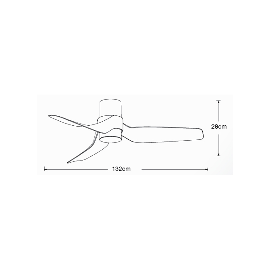 Ventilator LED dimabil de tavan Lucci air 213355 NAUTICA 1xGX53/12W/230V negru/crom + telecomandă