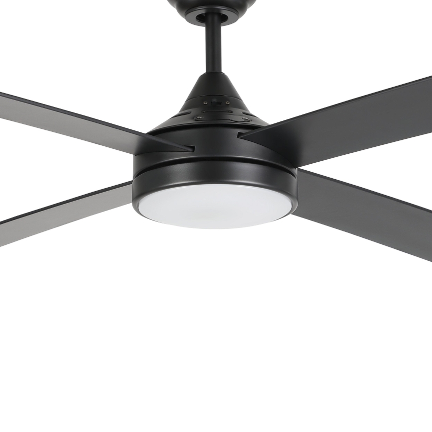 Ventilator LED dimabil de tavan LED/20W/230V negru Eglo + telecomandă