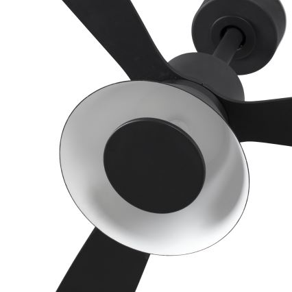 Ventilator LED dimabil de tavan FARO 33761WT-23 AMELIA L CONE LED/20W/230V 2700/3500/5000K negru d. 132 cm Wi-Fi Tuya + telecomandă