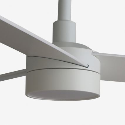 Ventilator LED dimabil de tavan FARO 34297WT-1TW RUDDER L LED/18W/230V 2700/4350/6000K alb d. 132 cm Wi-Fi Tuya + telecomandă