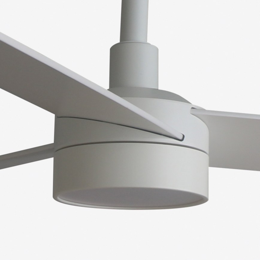 Ventilator LED dimabil de tavan FARO 34297WT-1TW RUDDER L LED/18W/230V 2700/4350/6000K alb d. 132 cm Wi-Fi Tuya + telecomandă