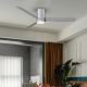 Ventilator LED dimabil de tavan FRESH LED/18W/230V Wi-Fi Tuya crom Immax NEO 07135-S + telecomandă