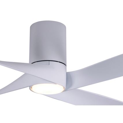 Ventilator LED dimabil de tavan Lucci air 213350 RIVIERA 1xGX53/12W/230V alb + telecomandă