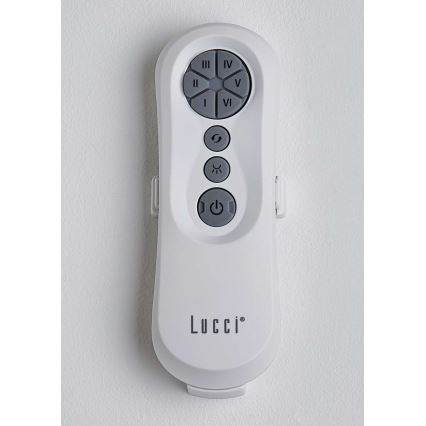 Ventilator LED dimabil de tavan Lucci air 213358 LINE 1xGX53/12W/230V negru + telecomandă