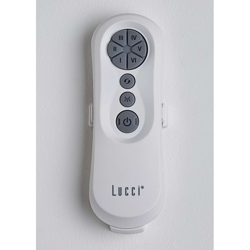 Ventilator LED dimabil de tavan Lucci air 213358 LINE 1xGX53/12W/230V negru + telecomandă