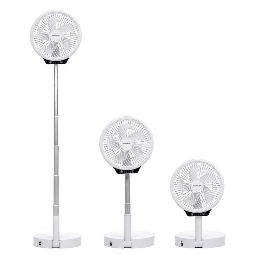 Ventilator LED pliabil fără fir cu port USB 6,5W/5V Aigostar