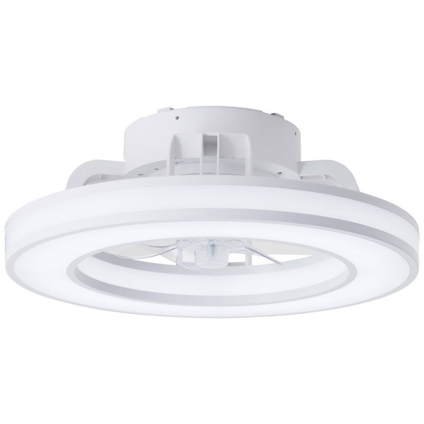 Ventilator LED RGBW dimabil de tavan Brilliant MONDELLO LED/26W/230V 2700-6500K d. 41,5 cm alb + telecomandă