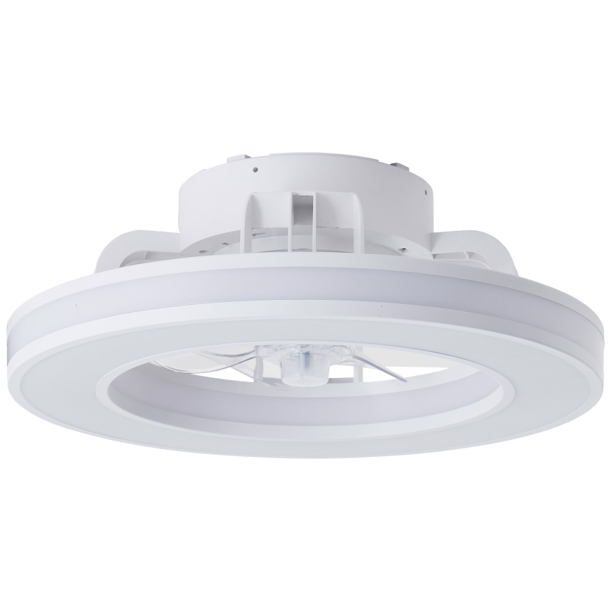 Ventilator LED RGBW dimabil de tavan Brilliant MONDELLO LED/26W/230V 2700-6500K d. 41,5 cm alb + telecomandă