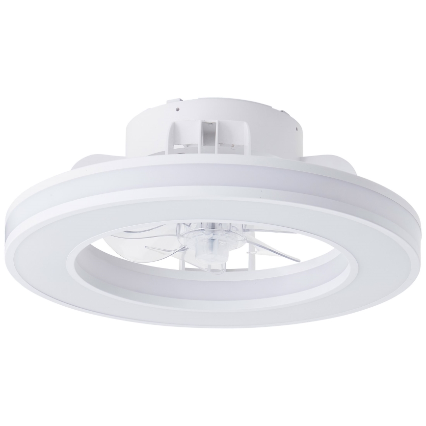 Ventilator LED RGBW dimabil de tavan Brilliant MONDELLO LED/26W/230V 2700-6500K d. 41,5 cm alb + telecomandă