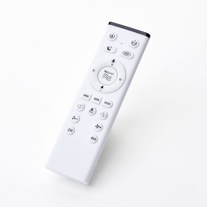 Ventilator LED RGBW dimabil de tavan Brilliant MONDELLO LED/26W/230V 2700-6500K d. 41,5 cm alb + telecomandă