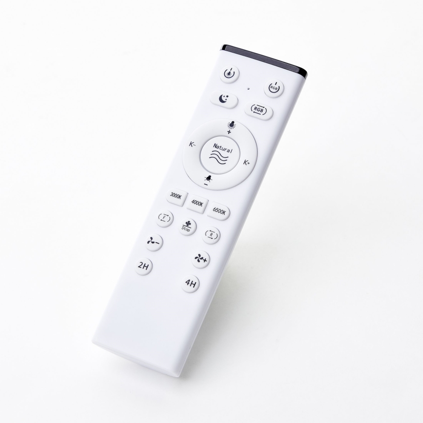 Ventilator LED RGBW dimabil de tavan Brilliant MONDELLO LED/26W/230V 2700-6500K d. 41,5 cm alb + telecomandă