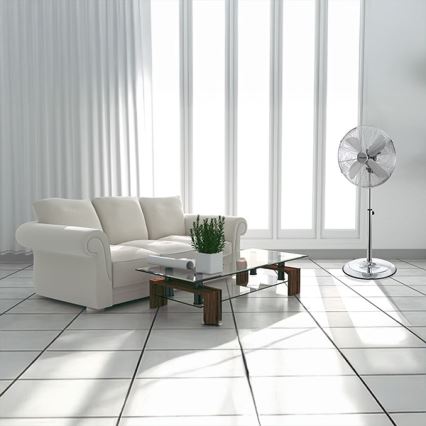 Ventilator pe stativ 50W/230V 110 cm inox