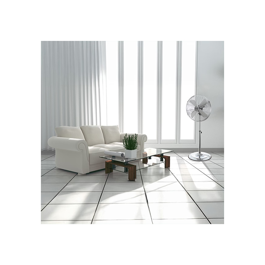 Ventilator pe stativ 50W/230V 110 cm inox