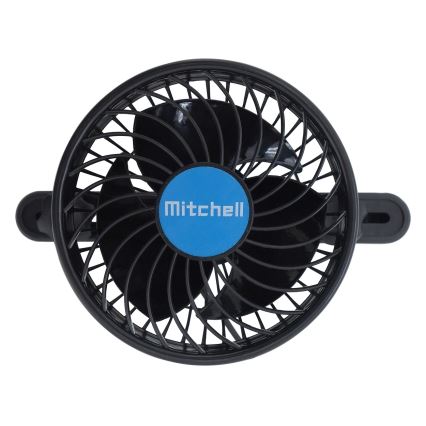 Ventilator pentru tetieră auto 4W/12V negru