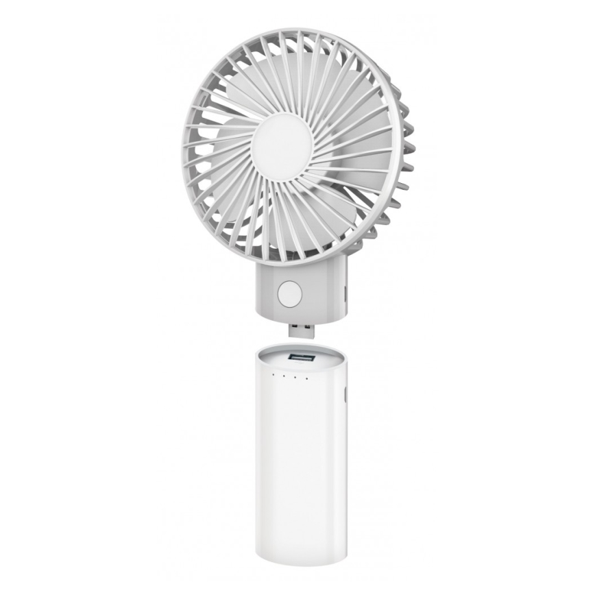 Ventilator portabil reîncărcabil cu baterie externă 4000 mAh/3,7V USB-C