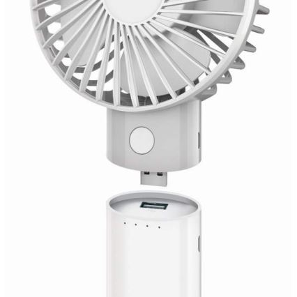 Ventilator portabil reîncărcabil cu baterie externă 4000 mAh/3,7V USB-C
