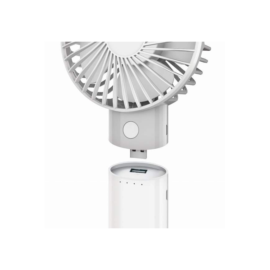 Ventilator portabil reîncărcabil cu baterie externă 4000 mAh/3,7V USB-C