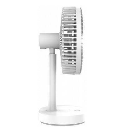 Ventilator reîncărcabil de birou cu lampă LED, 3000 mAh / 3,7 V, USB-C