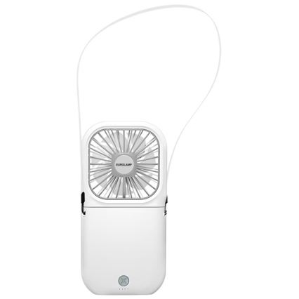 Ventilator reîncărcabil de buzunar 5W/5V 2500 mAh alb