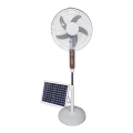Ventilator solar cu stativ 15W/4V/230V Ø 45 cm alb
