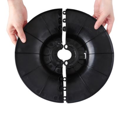 Ventilator tip turn 45W/230V negru/alb Aigostar + telecomandă