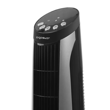 Ventilator tip turn 45W/230V negru/alb Aigostar + telecomandă