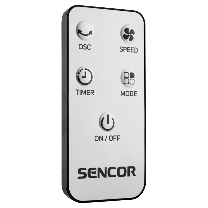Ventilator turn 50W/230V negru Sencor + telecomandă
