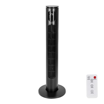 Ventilator turn Aigostar 50W/230V negru Wi-Fi + telecomandă