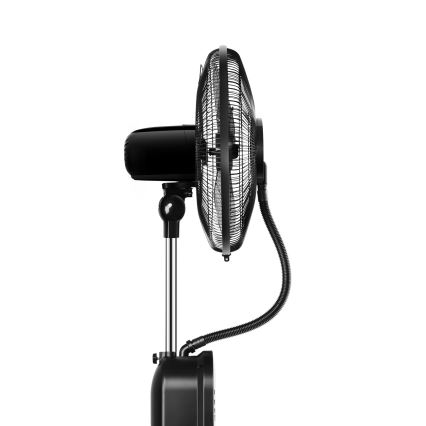 Ventilator turn cu efect de ceață Aigostar 95W/230V negru/gri + telecomandă