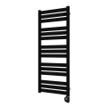 Vertaduro LUCY - Radiator de baie cu termostat, 600 W, 125 x 50 cm, negru