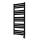 Vertaduro LUCY - Radiator de baie cu termostat, 600 W, 125 x 50 cm, negru