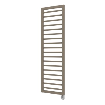 Vertaduro - Radiator de baie ADEL cu termostat, 600 W, 172 x 50 cm, taupe