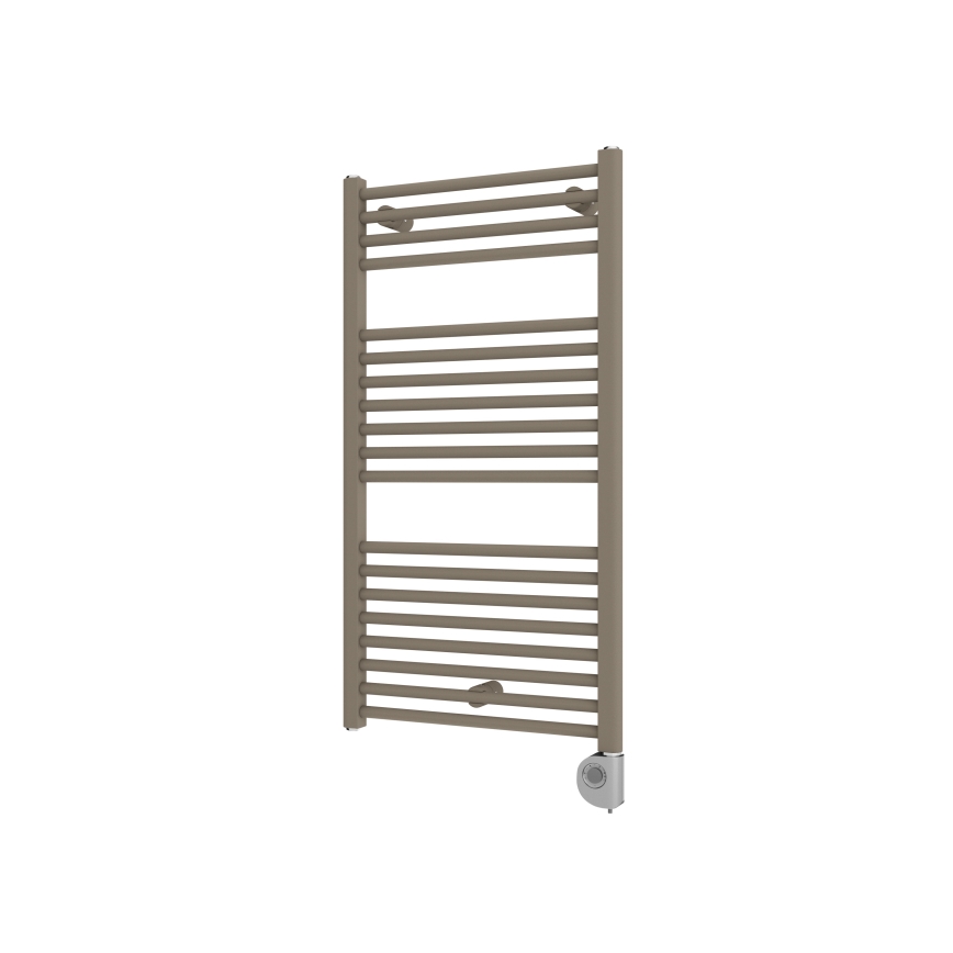 Vertaduro - Radiator de baie cu termostat DENISE, 400 W, 94 x 50 cm, taupe